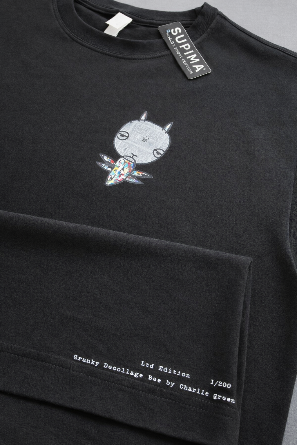 Crunky Decollage Bee by Charlie green | T-Shirt