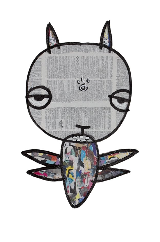 Crunky Decollage Bee by Charlie green | T-Shirt